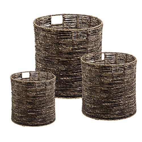 Honey-Can-Do Geo Baskets Set of 3 STO-07879 Brown