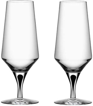 Orrefors Metropol Beer Set of 2