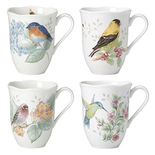 Lenox Butterfly Meadow Flutter Mugs, Set of 4, Multicolor