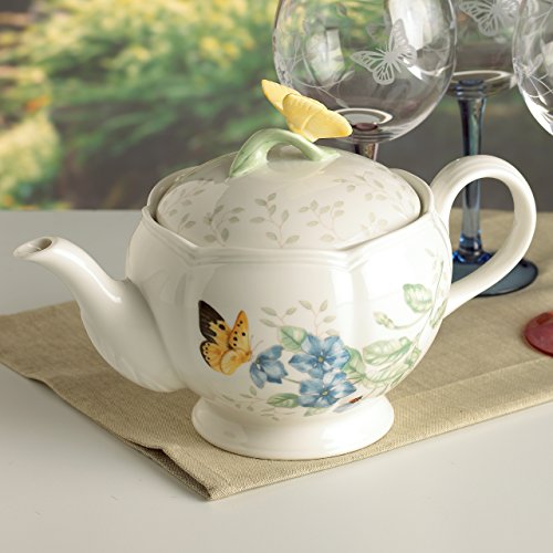 Lenox Butterfly Meadow Teapot, 2.8 LB, Multi