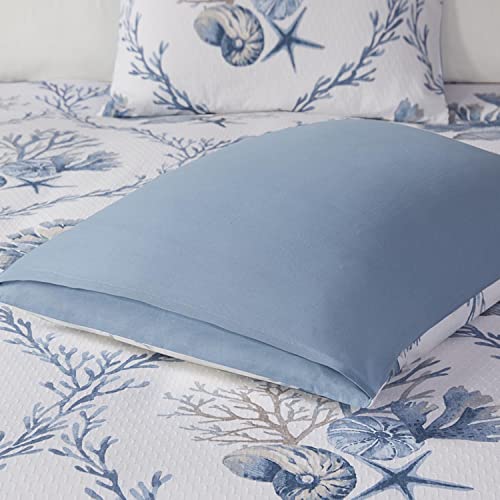 Harbor House 5 Piece Cotton King Duvet Cover Set with Throw Pillows HH12-1842