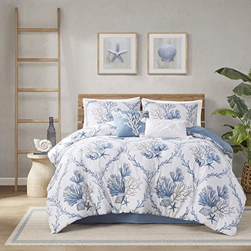 Harbor House Full 6 Piece Cotton Comforter Set with Throw Pillows HH10-1837