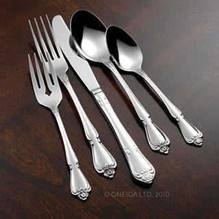 Oneida True Rose Iced Tea Spoons, Set of 4