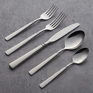 Oneida Everdine 20 Piece Everyday Flatware Set, Service for 4 , 18/0 Stainless Steel, Silverware Set, Dishwasher Safe