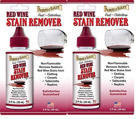 Parker & Bailey Odorless Red Wine Stain Remover 2 Oz(pack of 2)