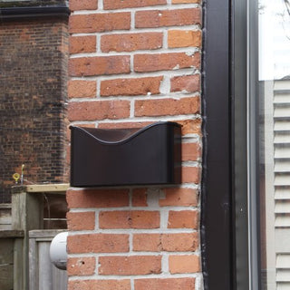 Umbra Postino Wall-Mount Mailbox, Black