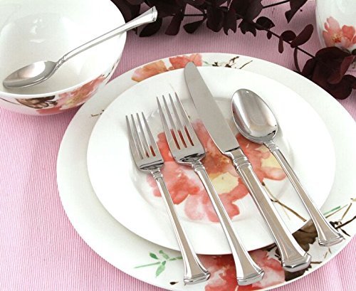 Oneida Apollonia 45-Piece Flatware Set, Service for 8