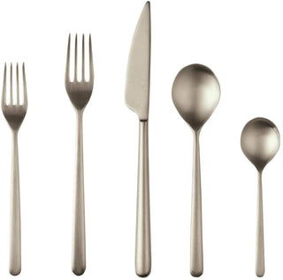 20 PC FLATWARE SET -LINEA ICE CHAMPAGNE