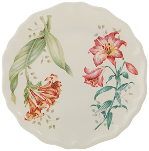 Lenox Butterfly Meadow Melamine 4Pc Accent Plate, 1.90 LB, White