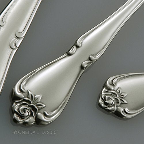 Oneida True Rose 5 Piece Everyday Flatware Serving Set