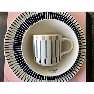 Kate Spade Brook Lane 4-Piece Place Setting, 5.55 LB, Blue