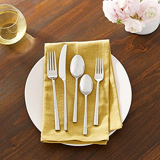 Kate Spade New York Malmo 5-Piece Flatware Set, 0.9 LB, Stainless Steel