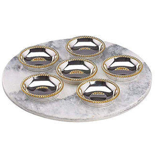 Reed And Barton Roseland Seder Plate, 8.20 LB, Metallic