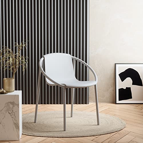 Umbra Ringo Modern Geometric Chair for All Rooms, Grey