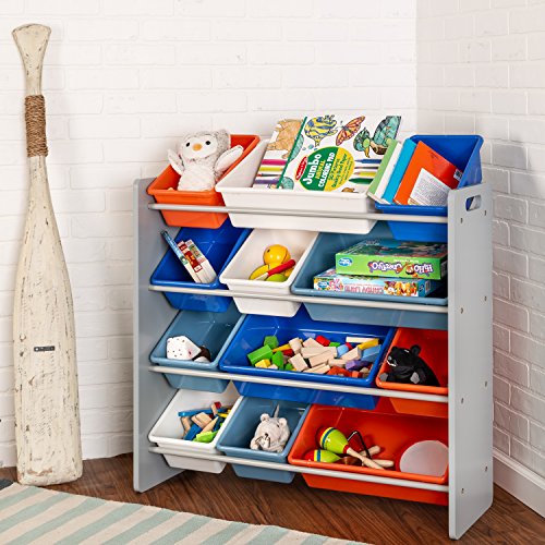 With Lids Children's Kids Playroom Toy Bin Organizer Storage Box