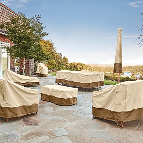 Classic Accessories Veranda Water-Resistant 40 Inch Square Fire Pit Cover, Outdoor Firepit Cover