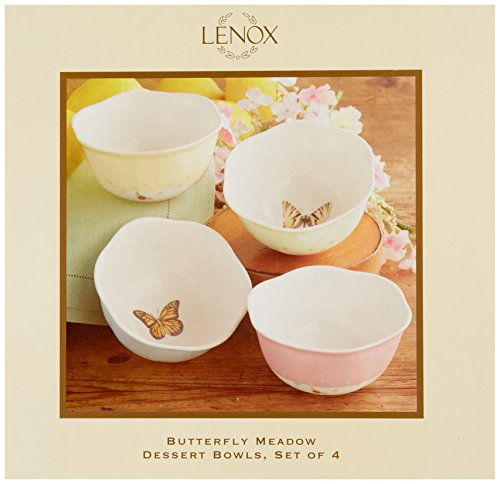 Lenox 791720 Butterfly Meadow 4-Piece Dessert Bowl Set