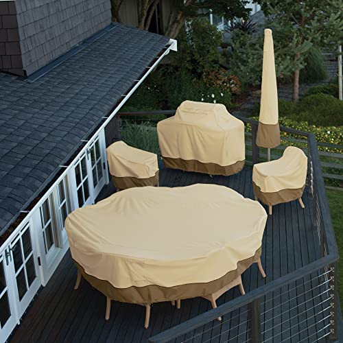 Classic Accessories Veranda Water-Resistant 34 Inch Round Stand-Up Patio Heater Cover, Patio Furniture Covers