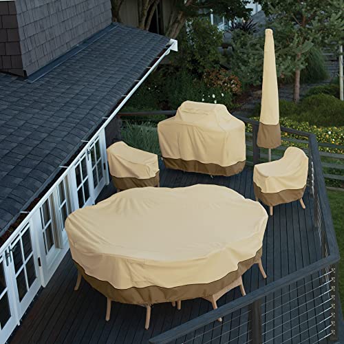 Classic Accessories Veranda Water-Resistant 40 Inch Square Fire Pit Cover, Outdoor Firepit Cover