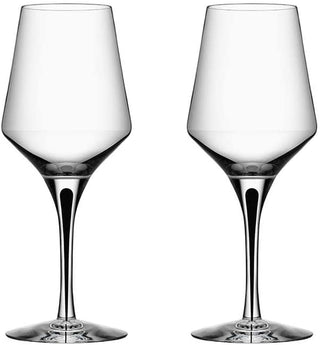Orrefors Metropol White Wine Set of 2