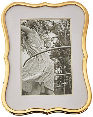Kate Spade Crown Point Gold 4" x 6" Frame, 1.25 LB, Metallic