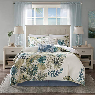 Harbor House Cozy Cotton Comforter Set-Coastal All Season Down Alternative Casual Bedding with Matching Shams