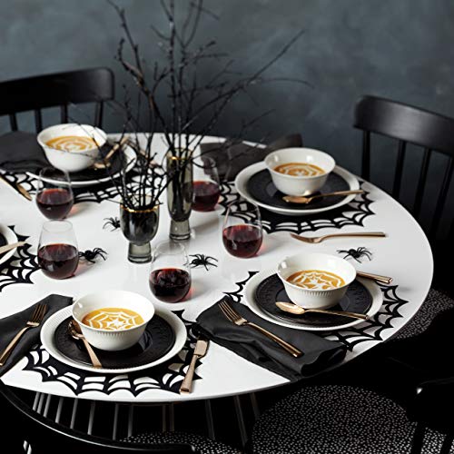 Lenox Black Chelse Muse Fleur Matte 4Pc Dinner Plate Set, 6.80 LB