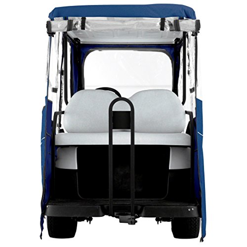 Classic Accessories Fairway Golf Cart Travel Enclosure, Navy, Short Roof