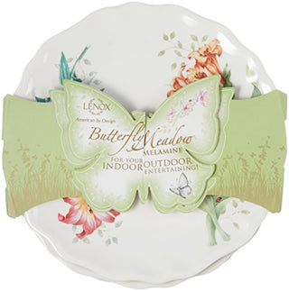 Lenox Butterfly Meadow Melamine 4Pc Accent Plate, 1.90 LB, White