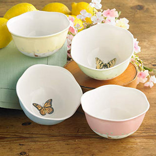 Lenox 791720 Butterfly Meadow 4-Piece Dessert Bowl Set