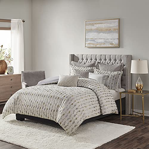 MADISON PARK SIGNATURE Polyester Jacquard 8 Piece Comforter Set MPS10-458