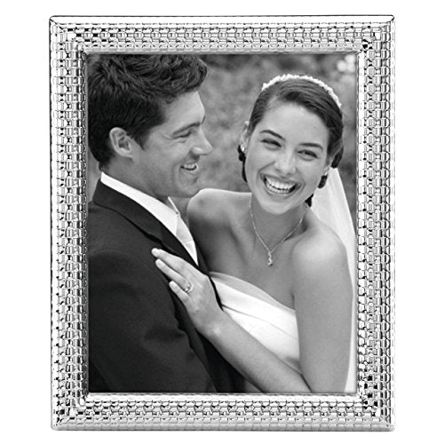 Reed & Barton Watchband Silver Plate Frame, 8 x 10 Inch
