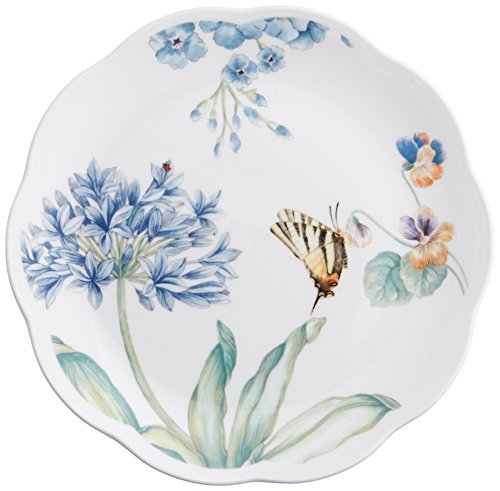Lenox 833416 Butterfly Meadow Blue 4-Piece Dessert Plate Set