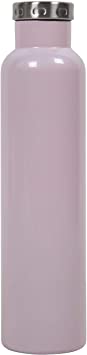 Fifty/Fifty Wine Growler Water Bottle, Narrow Mouth, Seven Fifty, 750ml/25 oz, Pearlescent Pink