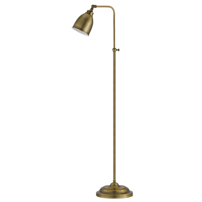 Home Outfitters 62" Bronze Adjustable Traditional Shaped Floor Lamp With Bronze Dome Shade