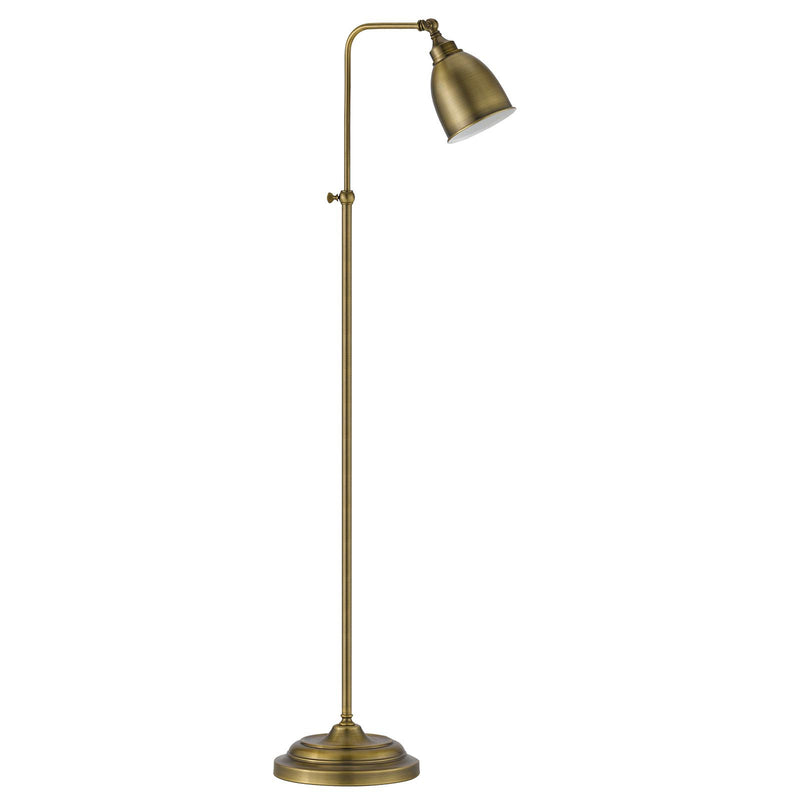 Home Outfitters 62" Bronze Adjustable Traditional Shaped Floor Lamp With Bronze Dome Shade