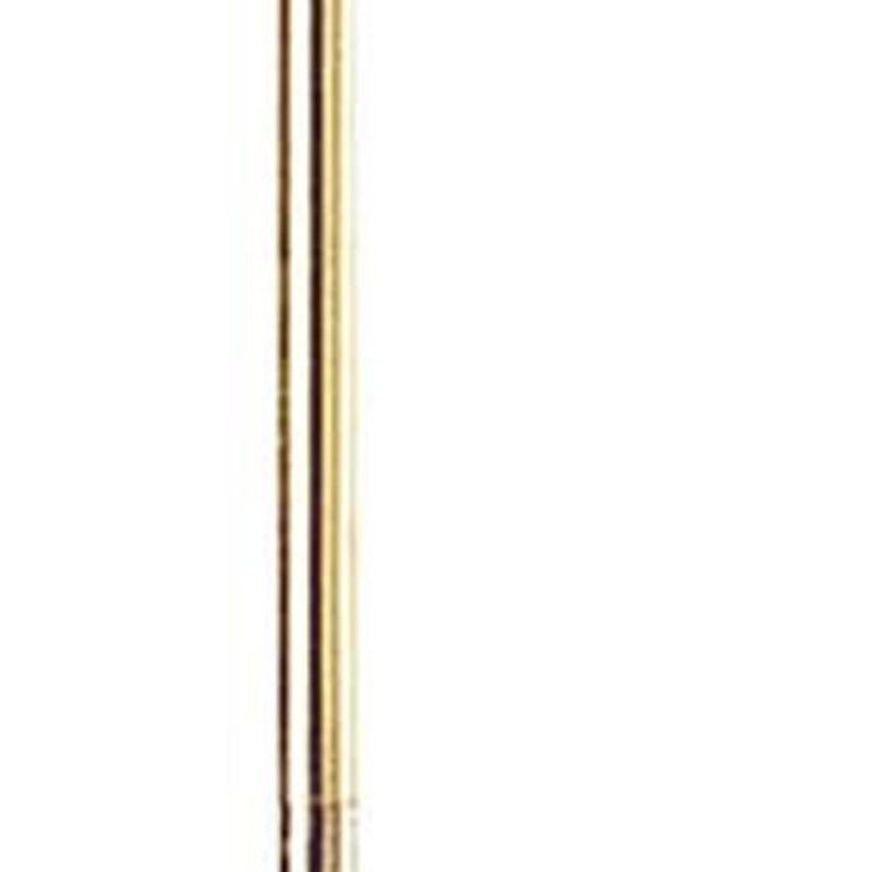 Home Outfitters 68" Bronze Adjustable Traditional Shaped Floor Lamp With Beige Empire Shade