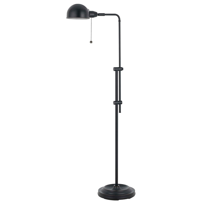 Home Outfitters 58" Bronze Adjustable Traditional Shaped Floor Lamp With Bronze Dome Shade