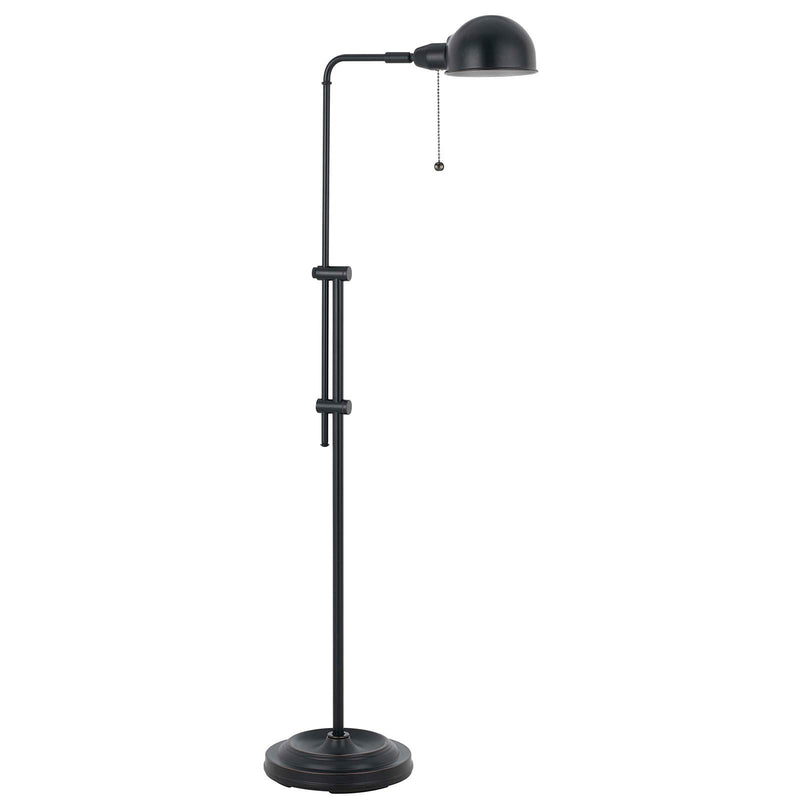 Home Outfitters 58" Bronze Adjustable Traditional Shaped Floor Lamp With Bronze Dome Shade