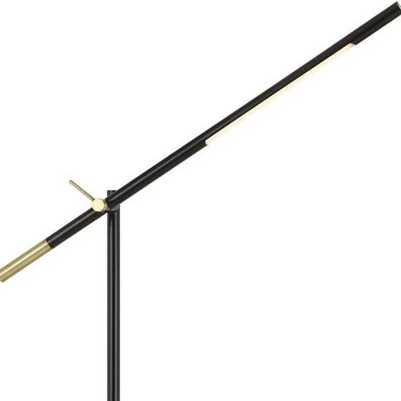 Home Outfitters 68" Black Adjustable Traditional Shaped Floor Lamp