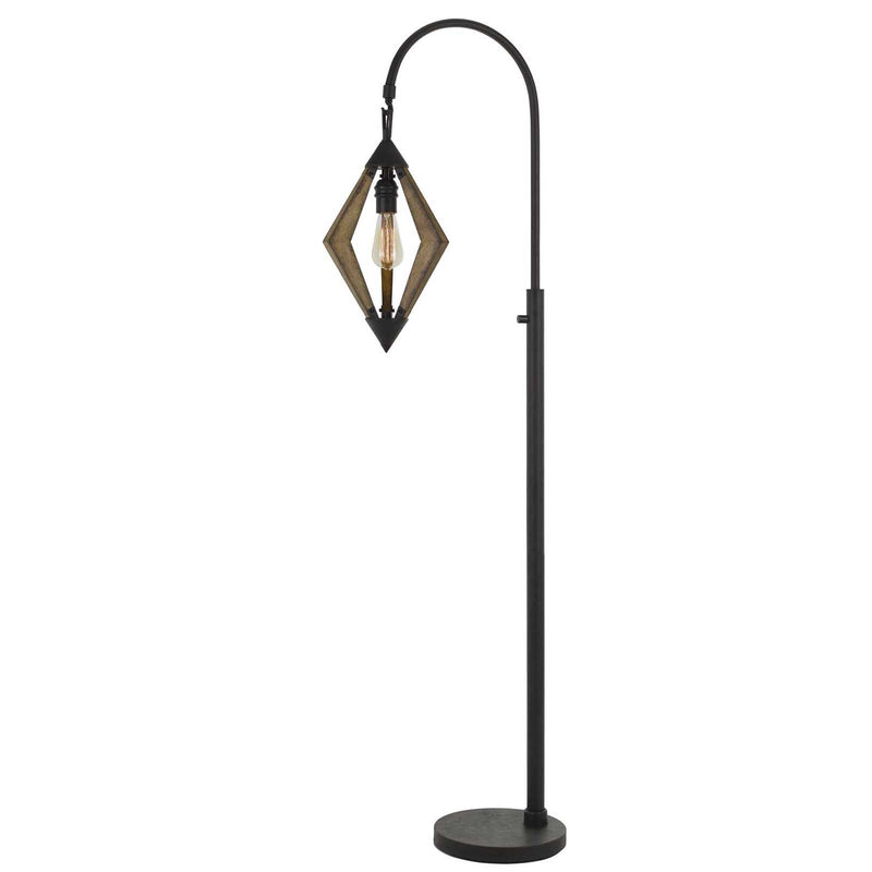 Home Outfitters 67" Black Traditional Shaped Floor Lamp