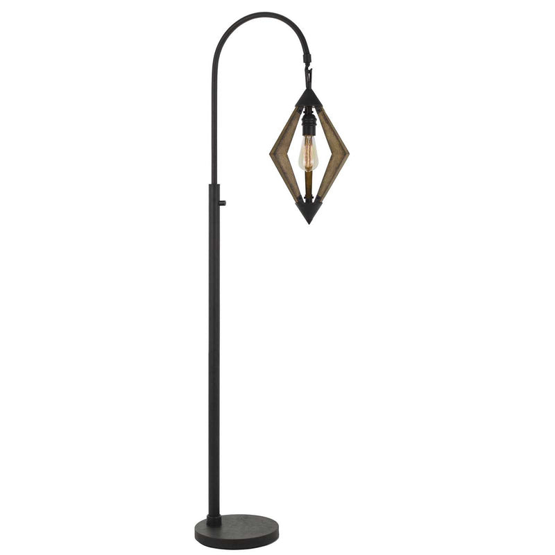 Home Outfitters 67" Black Traditional Shaped Floor Lamp