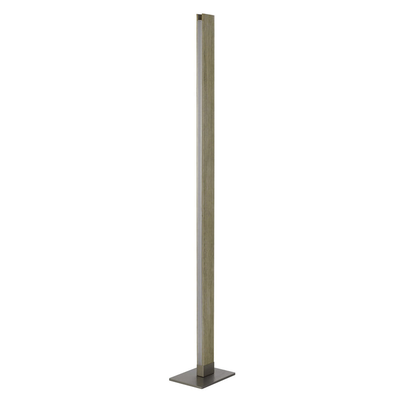 Home Outfitters 61" Brown Led Traditional Shaped Floor Lamp