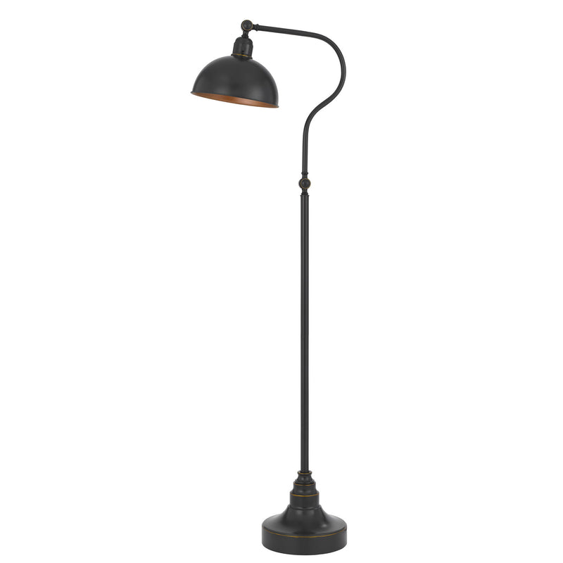 Home Outfitters 60" Bronze Traditional Shaped Floor Lamp With Bronze Dome Shade