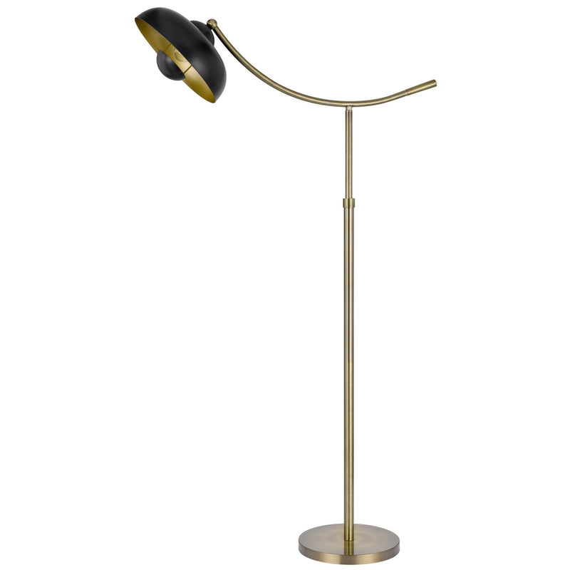 Home Outfitters 66" Bronze Adjustable Arc Floor Lamp With Bronze Dome Shade