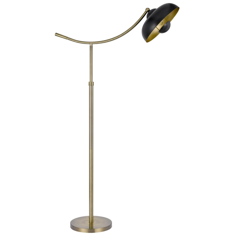 Home Outfitters 66" Bronze Adjustable Arc Floor Lamp With Bronze Dome Shade