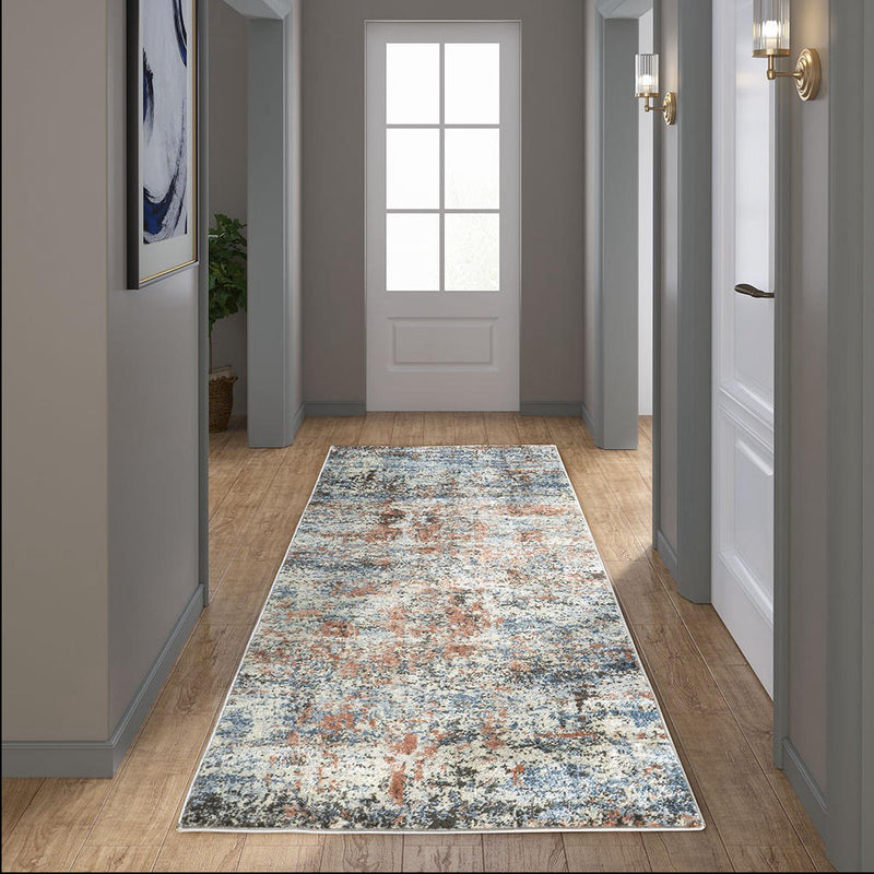Home Outfitters Multi Pegasus Abstract Multi Area Rug Runner:2&