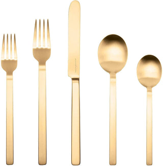 5 Pcs Place Setting STILE ICE ORO