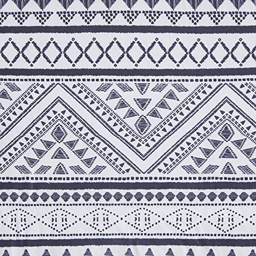 Intelligent Design Camila Reversible Comforter Set Trendy Geometric Diamond Print, Modern, Down Alternative All Season Bedding with Matching Sham, Twin/Twin XL Black/White 2 Piece