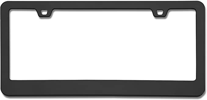 Cruiser Accessories 15350 Neo Classic License Plate Frame, Black
